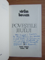 Stefan Bossun - Povestile Jiului (cu autograful autorului)