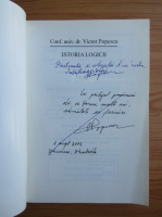 Victor Popescu - Istoria logicii (cu autograful autorului)