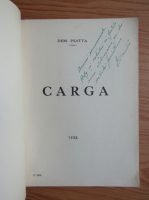 Dem. Psatta - Carga (1938, cu autograful autorului)