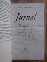 Mircea Cartarescu - Jurnal (cu autograful autorului)