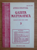Gazeta Matematica, anul XCIV, nr. 3, 1989