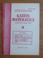 Anticariat: Gazeta Matematica, anul XCIV, nr. 4, 1989
