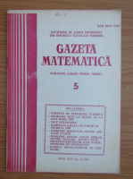 Anticariat: Gazeta Matematica, anul XCIV, nr. 5, 1989