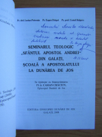 Lucian Petroaia - Seminarul teologic Sfantul Apostol Andrei din Galati (cu autograful autorului)