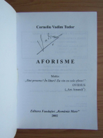 Corneliu Vadim Tudor - Aforisme (cu autograful autorului)