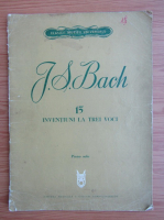 J. S. Bach. Inventiuni la trei voci