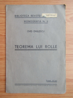 Ovid Enulescu - Teorema lui Rolle (aprox. 1930)
