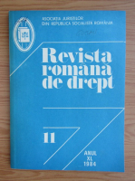 Revista romana de drept, anul XL, nr. 11, 1984