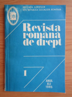 Revista romana de drept, anul XLI, nr. 1, 1985