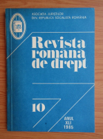 Revista romana de drept, anul XLI, nr. 10, 1985