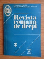 Revista romana de drept, anul XLI, nr. 2, 1985
