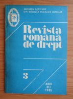Revista romana de drept, anul XLI, nr. 3, 1985