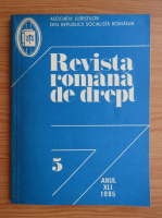 Revista romana de drept, anul XLI, nr. 5, 1985
