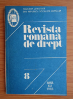 Revista romana de drept, anul XLI, nr. 8, 1985
