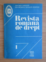 Revista romana de drept, anul XLII, nr. 1, 1986