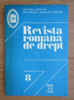 Revista romana de drept, anul XLII, nr. 8, 1986