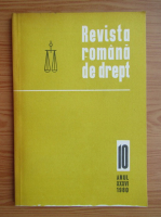 Revista romana de drept, anul XXXVI, nr. 10, 1980
