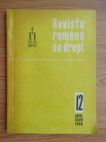 Revista romana de drept, anul XXXVI, nr. 12, 1980