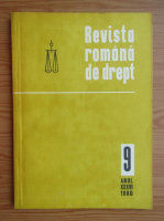 Revista romana de drept, anul XXXVI, nr. 9, 1980