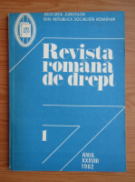 Revista romana de drept, anul XXXVIII, nr. 1, 1982