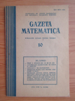 Anticariat: Gazeta Matematica, anul XCIII, nr. 10, 1988