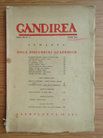 Revista Gandirea, anul XX, nr. 6, iunie 1941