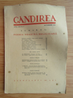 Revista Gandirea, anul XXII, nr. 8, octombrie 1943