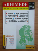 Arhimede, nr. 1-2, ianuarie 2004