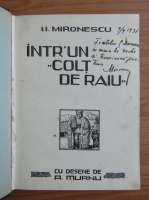 I. I. Mironescu - Intr-un colt de raiu (cu autograful autorului, 1930)