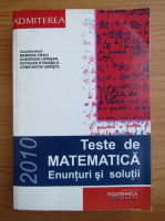 Mariana Craiu - Teste de matematica (2010)
