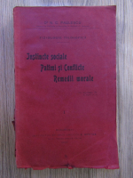 N. C. Paulescu - Instincte sociale. Patimi si conflicte. Remedii morale (1910)