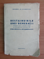 C. M. Sandovici - Destainuirile unei generatii (1920)