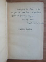 Ionel Teodoreanu - La Medeleni, volumul 1. Hotarul nestatornic (cu autograful autorului, 1945)