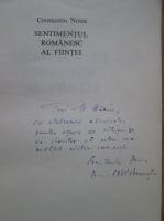 Constantin Noica - Sentimentul romanesc al fiintei (cu autograf)