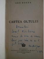 Geo Bogza - Cartea Oltului, 1945 (cu autograf si dedicatie)