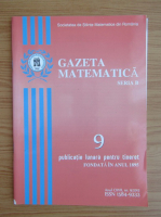 Gazeta Matematica, Seria B, anul CXVII, nr. 9, 2012