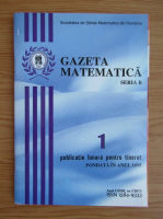 Gazeta Matematica, Seria B, anul CXVIII, nr. 1, 2013