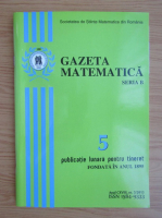 Gazeta Matematica, Seria B, anul CXVIII, nr. 5, 2013