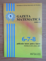 Gazeta Matematica, Seria B, anul CXVIII, nr. 6-7-8, 2013