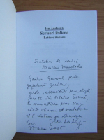 Anticariat: Ion Andreita - Scrisori italiene (cu autograful autorului)