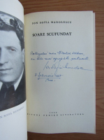 Ion Sofia Manolescu - Soare scufundat (cu autograful autorului)