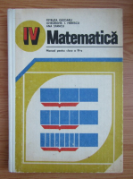 Petruta Gazdaru - Matematica. Manual pentru clasa a IV-a (1981)