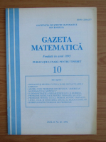 Gazeta Matematica, anul IC, nr. 10, 1994