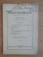 Gazeta matematica, anul XXXI, nr. 12, august 1926