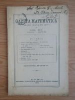 Gazeta matematica, anul XXXI, nr. 7, martie 1926