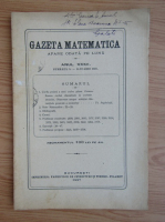Gazeta matematica, anul XXXII, nr. 5, ianuarie 1927
