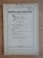 Gazeta matematica, anul XXXII, nr. 8, aprilie 1927