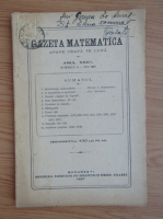 Gazeta matematica, anul XXXII, nr. 9, mai 1927