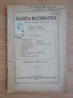 Gazeta matematica, anul XXXIII, nr. 11, iulie 1928