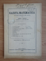 Gazeta matematica, anul XXXIV, nr. 5, ianuarie 1928